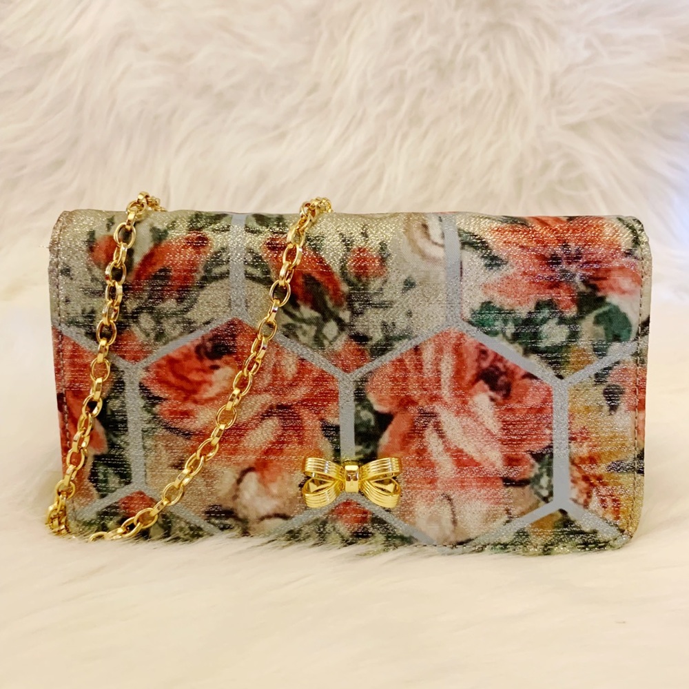 ✨NWT✨ Ted Baker Patchwork Jacquard Evening Bag